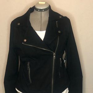 Black Moto Style Jacket